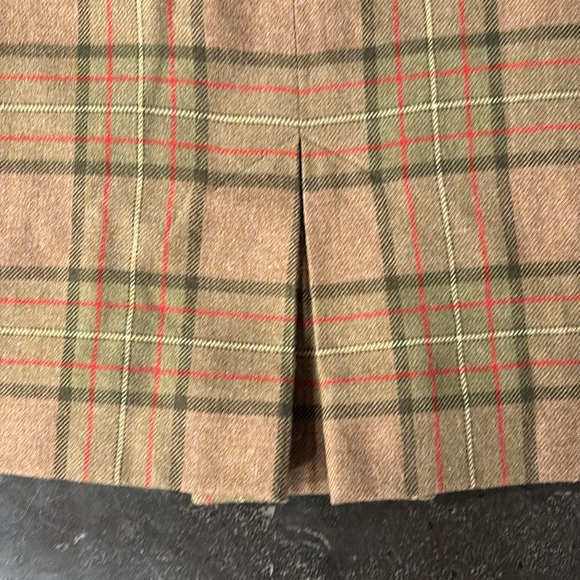 Vintage Lands' End Plaid Skirt size 12 - Picture 5 of 8